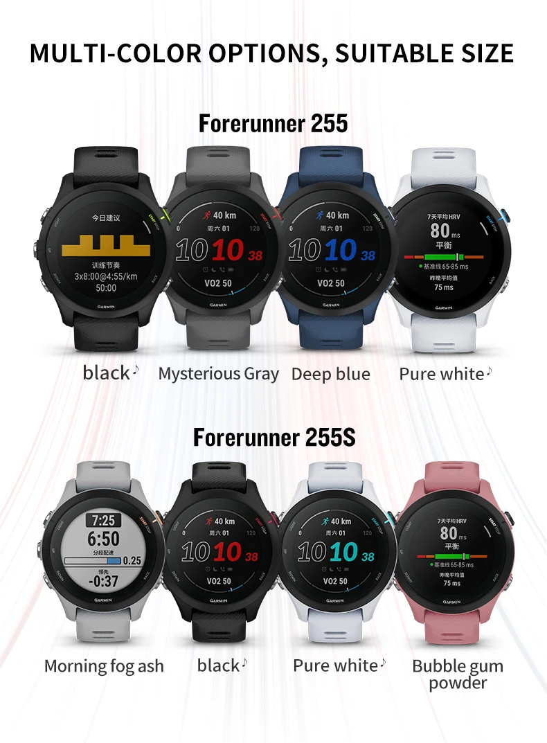 Garmin Forerunner 255 Professional Running, Riding, Swimming, Triathlon Marathon Track and Field Training smartwatch — изображение 10